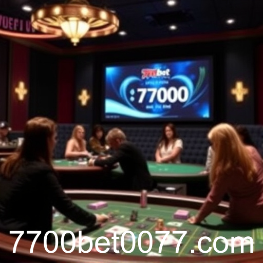 Cassino ao Vivo: Experiência Imersiva no 7700bet